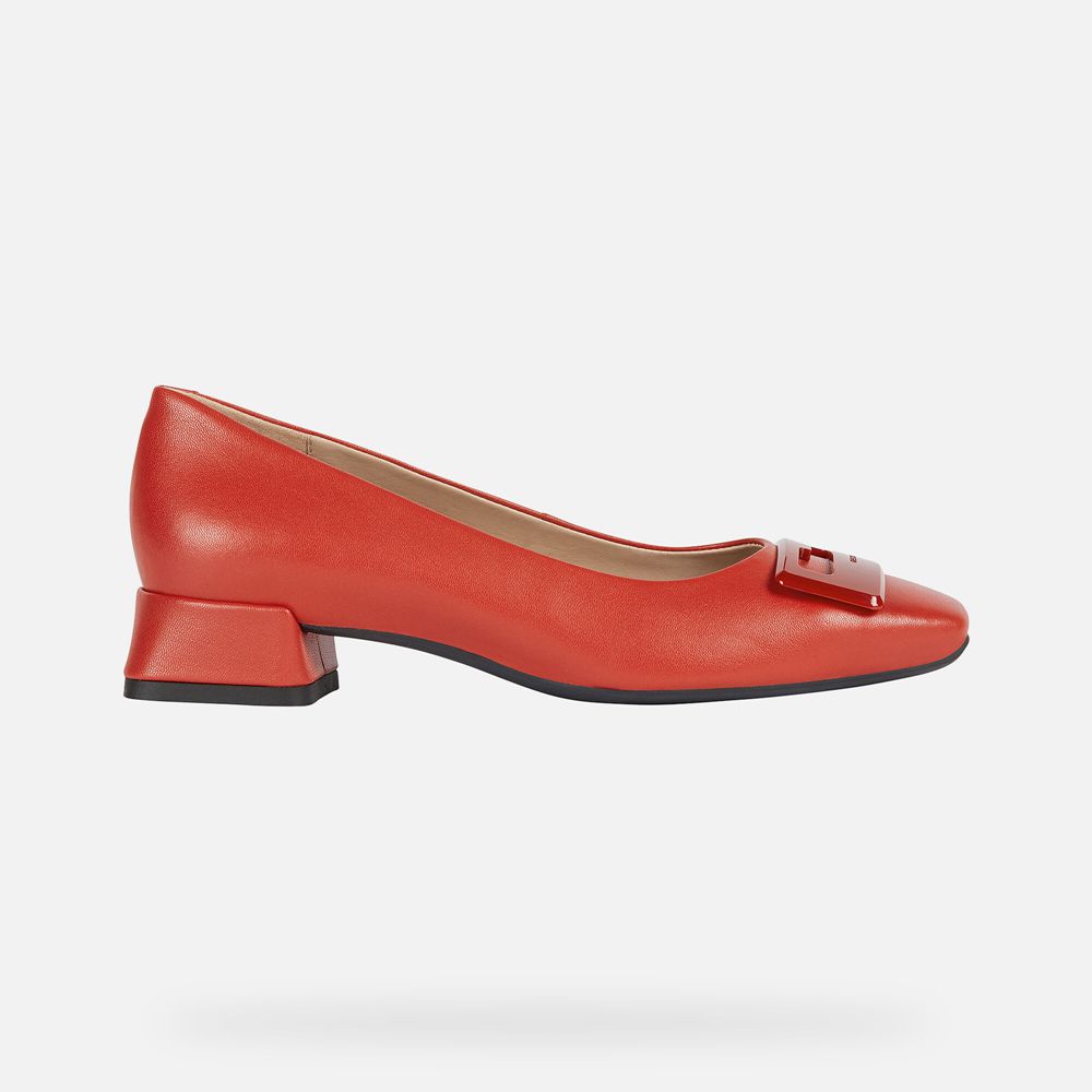 Geox Ballerinas Red Vivyanne - Geox Womens Shoes - YHUVPS605